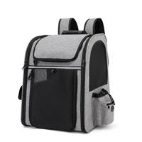 Sac à dos de transport pour fournitures d'usine, voyage extensible avec sangle de sécurité et sac pliable pour animaux de compagnie à fermeture éclair