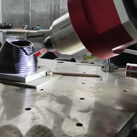 Robot de découpe CNC Borunte à 6 axes avec boîte de vitesses, moteur PLC, usinage de précision du métal et du plastique, coupe automatique à grande vitesse, précision de 0,05 mm