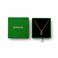 Boîte à bijoux coulissante en papier rigide de luxe avec logo personnalisé en gros pour emballages cadeaux de boucles d'oreilles et de colliers