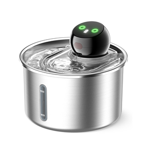 inoxydable de Intelligent automatique sans pompe à eau sans fil capteur de fontaine d'eau pour animaux de compagnie - Product Image 6