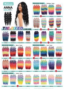 Bán Buôn Chất Lượng Cao Cao Cấp Sợi Chịu Nhiệt Sâu Sóng Ombre Tóc Vàng Bện Crochet Bện Tổng Hợp Phần Mở Rộng Tóc - Product Image 6