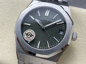 Reloj Mecánico de Lujo, Super Calidad, Resistente al Agua, 41mm, Fábrica APS, Movimiento 4302, 15510, Resistente al Agua, Audemars, Verde - Product Image 3
