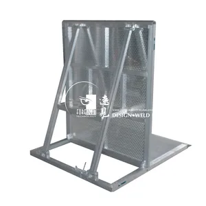 Hot selling aluminum security crowd crash barrier removable barricade