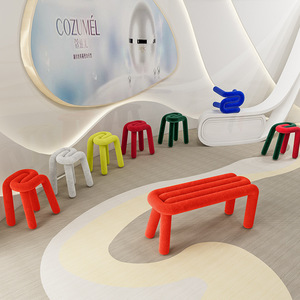 Modern High-End Vanity Stool for Girls Bedroom Luxury Nail Makeup <strong>Chair</strong> Simple Home Backrest for Internet Home Furniture - Product Image 5