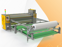 Presse à chaleur rotative industrielle de 270 mm avec revêtement pour l'impression textile continue en rouleau