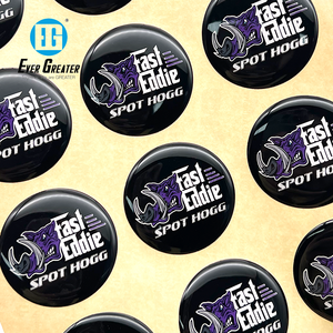 Pegatina de resina epoxi de cúpula personalizada, pegatina de cúpula con logotipo 3D transparente - Product Image 3