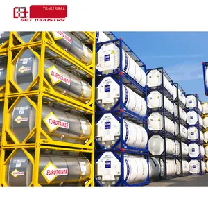 PTFE Lined Stainless Steel Chemical UN Tanker Container