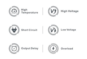 Kebo AVR ttb 3000VA điều chỉnh điện áp tự động loại rơle một pha AC ổn định quá dòng bảo vệ máy tính để bàn - Product Image 6