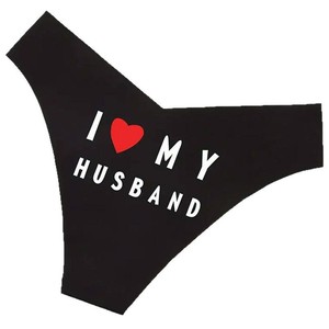 กางเกงชั้นในสตรีคุณภาพสูง สวมใส่สบาย ลายหัวใจเซ็กซี่ พิมพ์ลายกราฟิก เอวกลาง ทรงจีสตริง โรแมนติก ขายส่งจากโรงงาน - Product Image 5