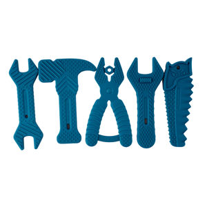 Reisvriendelijk 4M + Moersleutel Schroevendraaier Zacht Speelgoed Baby Kauwbaar Siliconen Bijtring Speelgoed - Product Image 3