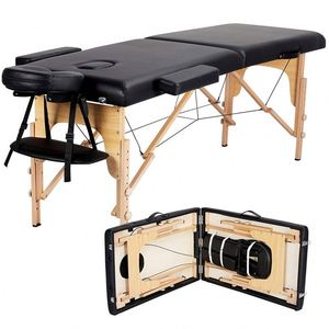 Cama de masaje de madera de belleza con precio sorpresa con marco ajustable de cama de masaje plegable portátil y de alta calidad para pestañas - Product Image 4