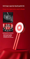 Masseur de cuir chevelu électrique Massage de la tête Brosse vibrante Rechargeable Peigne de massage chauffant à dents souples
