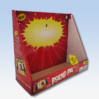 Prix usine personnalisé impression carton affichage PDQ Carton boîte d'expédition supermarché présentoir de table support de comptoir pliable