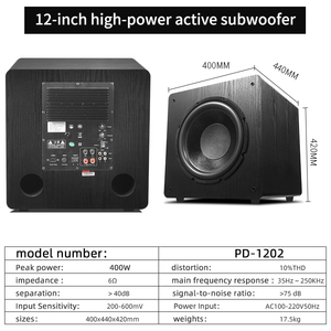 Sistema de Cine en Casa 5.1 DTS, Amplificador Digital HD de Pared, Sistema de Sonido Envolvente, Sistema de Cine en Casa 5.1 Montado en la Pared - Product Image 5