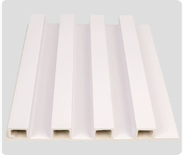 Chine beau panneau mural wpc 100% nouvelles matières premières conception étanche <span class=keywords><strong>grain</strong></span> de bois blanc pour la maison - Product Image 2