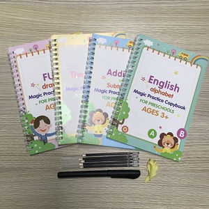 Nuevo Cuaderno Mágico de Práctica de Escritura <span class=keywords><strong>en</strong></span> Inglés para Niños, Cuaderno de Caligrafía <span class=keywords><strong>Cursiva</strong></span> para la Escuela - Product Image 3