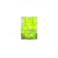 Niveau de nivellement industriel 3 axes à caméra, matériau PMMA jaune-vert, diamètre 25x29, précision 0,5 mm, portée 0-5 m, vente chaude