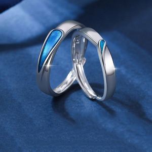 Anillos De Pareja Platinum Plated <b>Ring</b> Rupert's Tears Adjustable Open <b>Couple</b> <b>Rings</b> for Wedding <b>Ring</b> Jewelry - Product Image 5