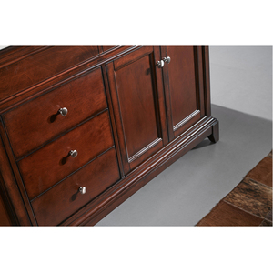 60Inch Transitional Bathroom <b>Vanity</b> with Wood <b>Mirror</b>& Water Resistant Design Durable Construction Double Sink Made in Vietnam - Product Image 4