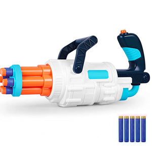 MILI Petit pistolet électronique en plastique avec des fléchettes en <span class=keywords><strong>mousse</strong></span> souple pour les enfants de 8 ans et plus, pistolet de tir à fléchettes - Product Image 1
