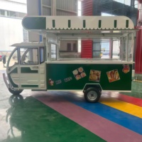 Remorque de camping haut de gamme pour camion, idéale pour les entreprises de restauration rapide et de crème glacée, avec alimentation intégrée et suivi GPS