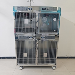 Cage de clinique vétérinaire de luxe en acier inoxydable, réutilisable, durable et écologique pour chiens – Fournisseur d'usine - Product Image 2