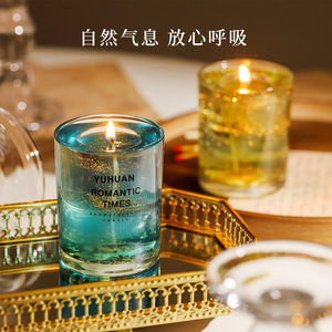 Bougie parfumée en cire de gelée Yuhuan Romantic Times, en forme de tasse, parfum longue durée, décoration d'intérieur, cadeau - Product Image 4