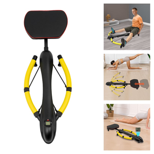 Máquina <span class=keywords><strong>de</strong></span> remo doméstica NJ para entrenamiento abdominal, máquina <span class=keywords><strong>de</strong></span> <span class=keywords><strong>ejercicio</strong></span> hidráulica doble para esculpir el cuerpo, entrenador <span class=keywords><strong>de</strong></span> flexiones portátil EVA - Product Image 2