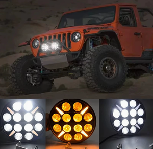 <span class=keywords><strong>Lampe</strong></span> de travail LED 24v 9 pouces Modification Spot Light 120w Camion LED Lumière de conduite pour camion 4x4 SUV Camion 4WD - Product Image 5