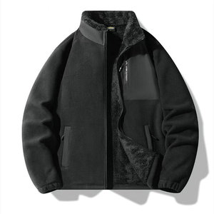 7.69 Dollar modèle TF001 <span class=keywords><strong>polaire</strong></span> doublé à capuche course en plein air randonnée hommes hiver moto coupe-vent vestes pour femmes - Product Image 1