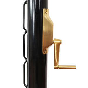 Postes <span class=keywords><strong>de</strong></span> <span class=keywords><strong>Tenis</strong></span> Redondos <span class=keywords><strong>de</strong></span> Acero/Aluminio <span class=keywords><strong>de</strong></span> Primera Calidad para Montaje en Superficie con <span class=keywords><strong>Red</strong></span> - Product Image 4