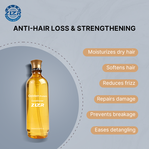 Tratamiento de Keratina Brasileña sin Formaldehído para Uso Profesional en Salón, 1000 ml, Proteína de Oro, Fórmula 2 en 1, Aceite Capilar - Product Image 4