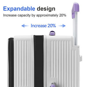 Pabrik grosir sesuai kasus troli perjalanan tas perjalanan pegangan lebar kapasitas besar dapat diperluas koper keras - Product Image 3