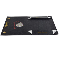 Boîte magnétique en papier carton de luxe de qualité supérieure noire personnalisée avec emballage avec logo boîtes cadeaux pliantes avec couvercle magnétique