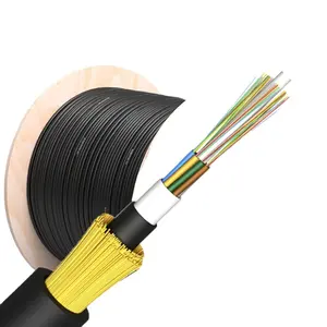 OEM tek modlu ADSS fiber optik kablo 2-144 çekirdek g652d fiber optik havai hat adss fiber optik kablo üreticileri