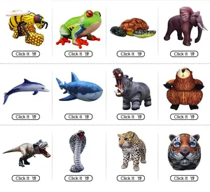 Advertising Custom Inflatables Products Costume Suit Cartoon Animal Moving Walking Inflatable Dragon Dinosaur