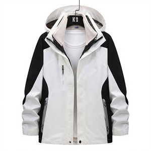 Veste de <span class=keywords><strong>ski</strong></span> 3-en-1 unisexe, solide, à capuche, respirante, imperméable, coupe-vent, avec doublure polaire amovible, pour la <span class=keywords><strong>randonnée</strong></span> et l'escalade en plein air - Product Image 5
