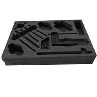 Insert en mousse EVA antistatique personnalisé, gravure CNC, doublure conductrice EVA antichoc pour l'emballage des composants électroniques
