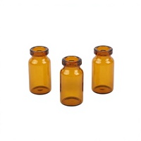 Tubes à essai et flacons en verre borosilicaté transparent (avec bouchon à vis pour poudre lyophilisée ambrée) – Kit pour échantillons de laboratoire