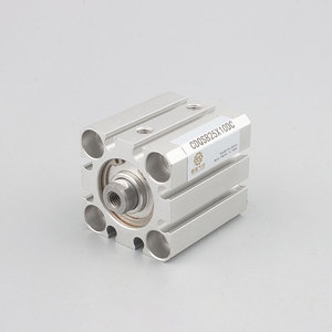 Cylindre mince Cdqsbcqsb 16 5 10 15 20 25 30 35 40 45 50dc, corps en aluminium, cylindre général de type SMC - Product Image 1