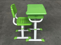 Chaise de bureau en plastique PP à hauteur réglable pour étudiant unique de haute qualité au design moderne chaise d'école et ensemble de bureau pour étude