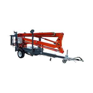 Hydraulischer Anhänger 12m 18m <span class=keywords><strong>22m</strong></span> Teleskop-Elektro-Tract able <span class=keywords><strong>Boom</strong></span> <span class=keywords><strong>Lift</strong></span> aus China Cherry Picker Spider-Man-Aufzug - Product Image 1