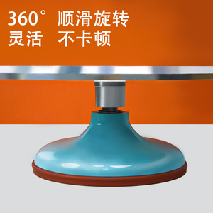 Aluminum Alloy <b>Cake</b> <b>Turntable</b> Rotating Frosting Tray For Home Decorating Round Stainless Steel Stand Blue - Product Image 5