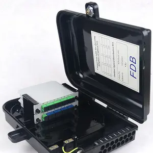 ABS material 16 plc spliter outdoor wall mount nap box ftth terminal box 16port 16 core fiber optic distribution box