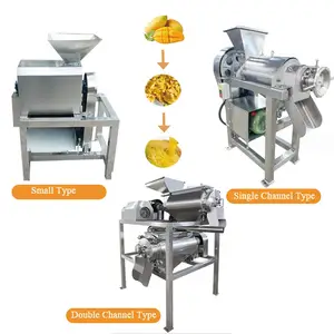 Cheaper Automatic Single Stage Fruit Paste Pulping Juicer Extractor Machine
