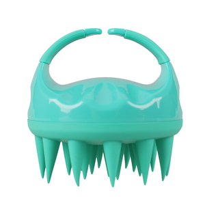 Peine Aplicador para Cuero Cabelludo, Masajeador de Cuero Cabelludo de Silicona, Masajeador de Cabeza Manual Impermeable - Product Image 1