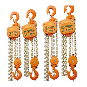 Palan à chaîne manuel à faible hauteur libre 10t 20t palan à tour manuel de 10m mini palan à chaîne - Product Image 1
