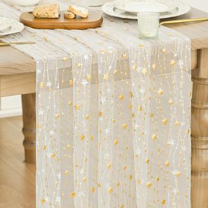 Runner da Tavola Personalizzato in Poliestere 100% Riutilizzabile, 10 Piedi, con Glitter Metallizzato, per Matrimoni e Anniversari - Product Image 2