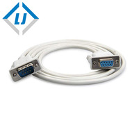 Cable de extensión macho a hembra, DB9 9 Pin Serial / RS232