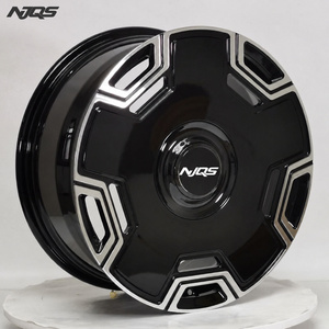 Jantes en aluminium forgé noir usiné NJQS avec capuchon flottant RR pour Rolls-Royce Ghost 2015, couleurs personnalisées - Product Image 3
